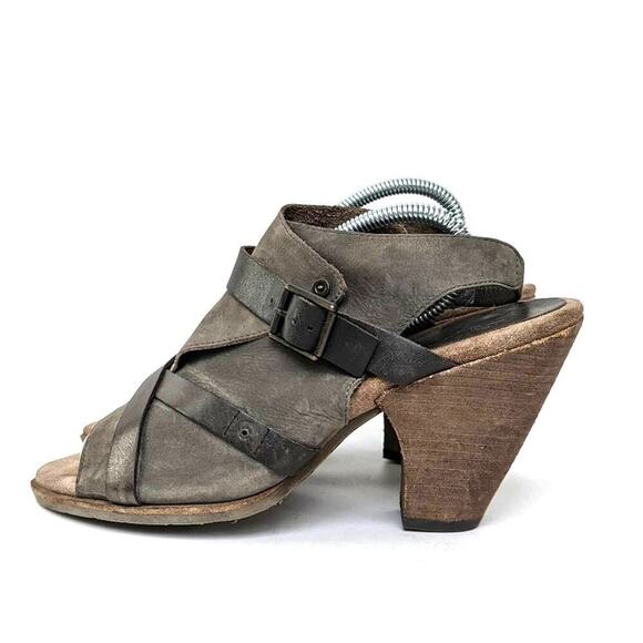 OTBT Delhi Slingback Leather Pump Sandals- 8 - Picture 3 of 10